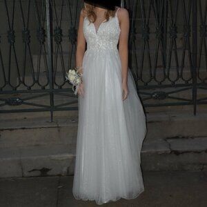 White Formal Cotillion Dress